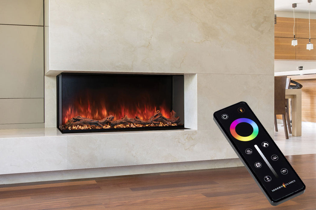 Landscape Pro Multi 44-inch 3-Sided / 2-Sided Built In Electric Fireplace - front view