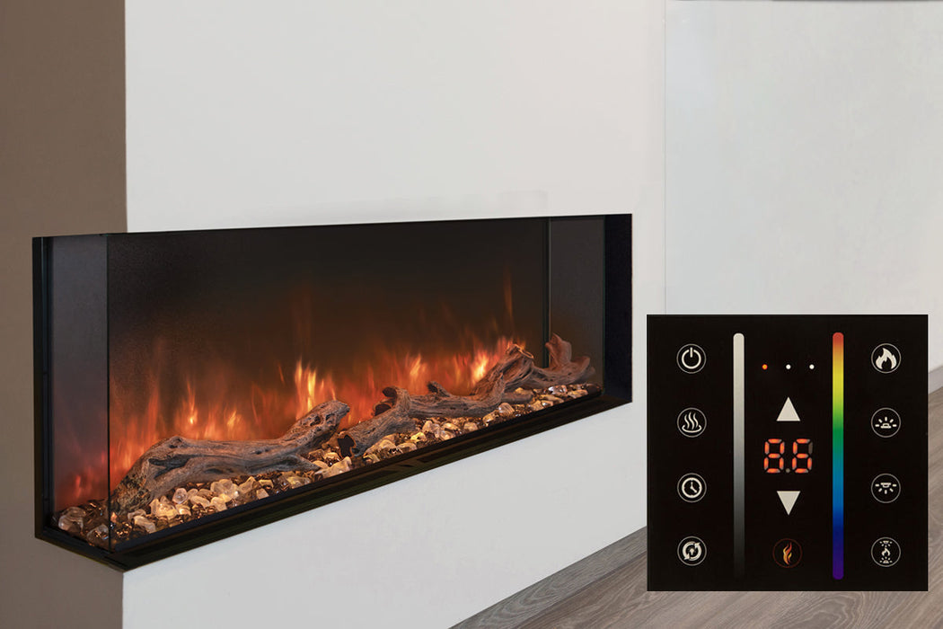 Landscape Pro Multi 80-inch 3-Sided / 2-Sided Built In Electric Fireplace - view 16