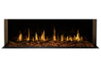Modern Flames Orion Multi 73'' Heliovision Electric Fireplace Wall Mount Studio Suite | Weathered Walnut Modern Flames