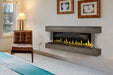 Modern Flames Orion Multi 88'' Heliovision Electric Fireplace Wall Mount Studio Suite | Driftwood Gray Modern Flames