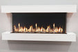 Modern Flames Orion Multi 88'' Heliovision Electric Fireplace Wall Mount Studio Suite | White Ready to Paint Modern Flames