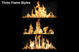 Modern Flames Orion Traditional 54" Heliovision Virtual Built-In Electric Firebox Modern Flames