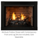 Monessen Attribute 32" Universal Circulating Vent Free Firebox With Radiant Face and Multitonal Gray Reversible Interior Panels (ACUF32-GD) Monessen