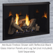 Monessen Attribute 32" Universal Circulating Vent Free Firebox With Radiant Face and Multitonal Gray Reversible Interior Panels (ACUF32-GD) Monessen