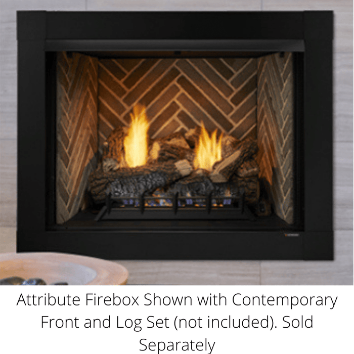 Monessen Attribute 32" Universal Circulating Vent Free Firebox With Radiant Face and Multitonal Gray Reversible Interior Panels (ACUF32-GD) Monessen