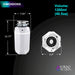 Forno Acqua BrightDiamond Moonstone 3/4HP Super Quiet Garbage Disposal Corded with Motion... Kitchen Appliance - View 9