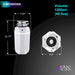 Forno Acqua BrightDiamond Moonstone 1HP Super Quiet Garbage Disposal Corded with Motion Sensor... Kitchen Appliance - View 9