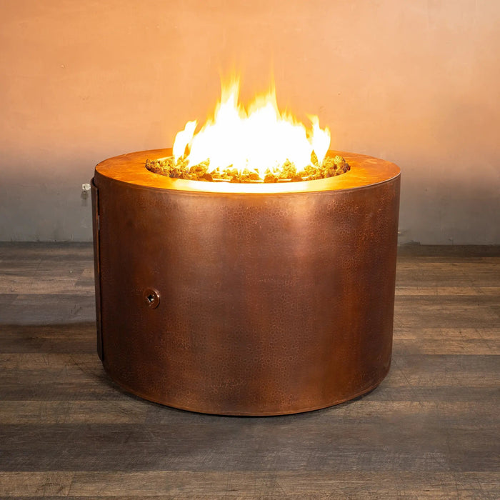 Gravity Moreno 36" W Round Copper Fire Pit - MORGRV3624 by Starfire Designs Starfire Designs