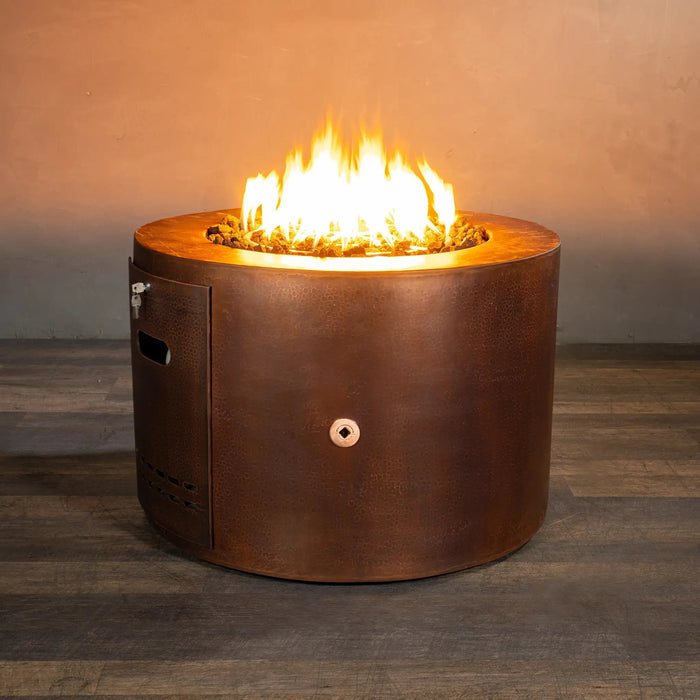 Gravity Moreno 36" W Round Copper Fire Pit - MORGRV3624 by Starfire Designs Starfire Designs