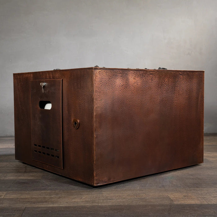 Gravity Moreno 36" W Square Copper Fire Pit - MORGRV363624 by Starfire Designs Starfire Designs