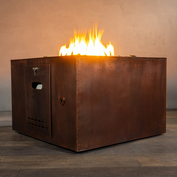 Gravity Moreno 36" W Square Copper Fire Pit - MORGRV363624 by Starfire Designs Starfire Designs