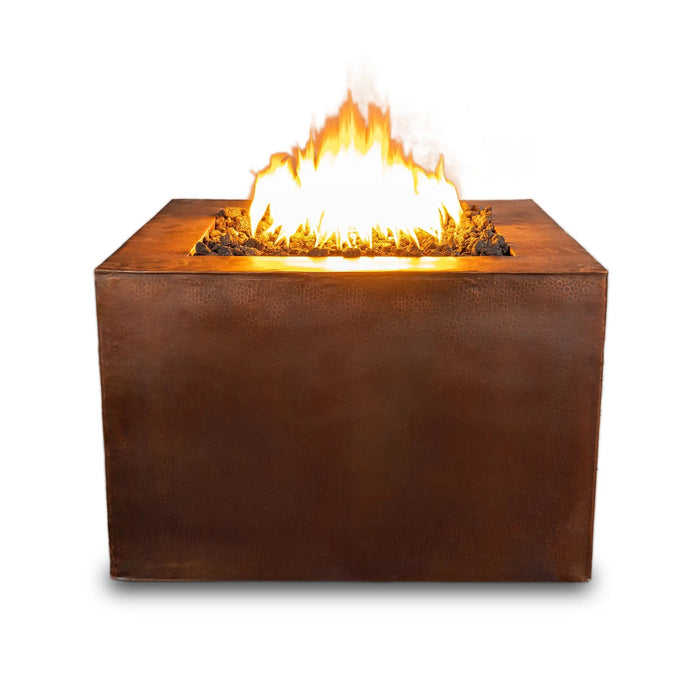 Gravity Moreno 36" W Square Copper Fire Pit - MORGRV363624 by Starfire Designs Starfire Designs