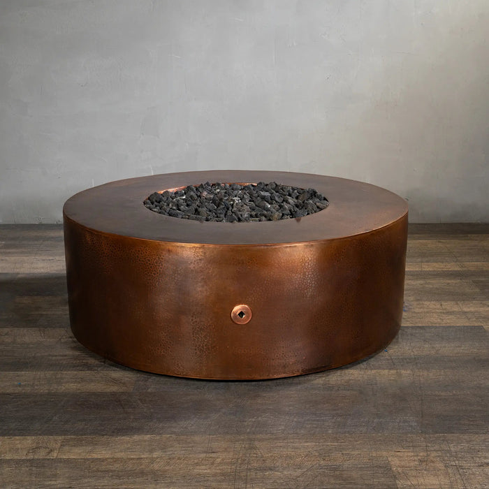 Gravity Moreno 45" W Round Copper Fire Pit - MORGRV4516 by Starfire Designs Starfire Designs