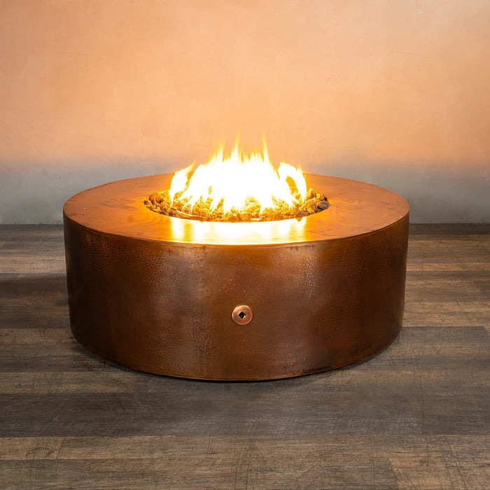 Gravity Moreno 45" W Round Copper Fire Pit - MORGRV4516 by Starfire Designs Starfire Designs