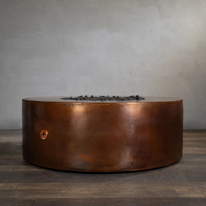 Gravity Moreno 45" W Round Copper Fire Pit - MORGRV4516 by Starfire Designs Starfire Designs