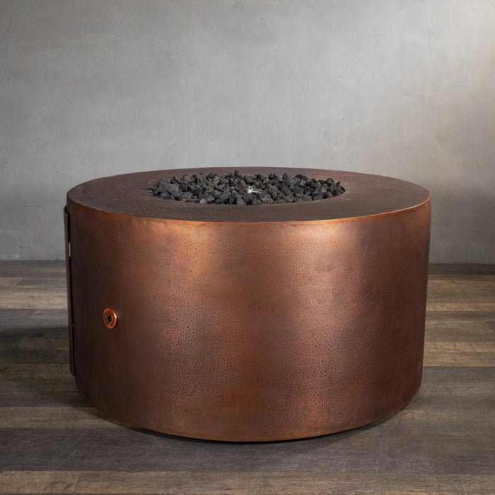 Gravity Moreno 45" W Round Copper Fire Pit - MORGRV4524 by Starfire Designs Starfire Designs