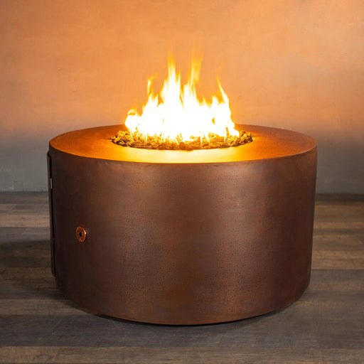 Gravity Moreno 45" W Round Copper Fire Pit - MORGRV4524 by Starfire Designs Starfire Designs