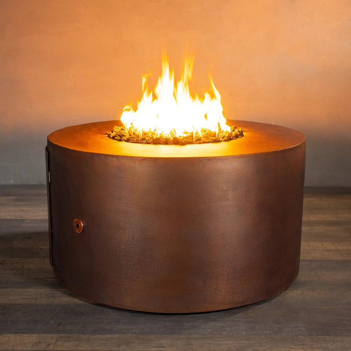 Gravity Moreno 45" W Round Copper Fire Pit - MORGRV4524 by Starfire Designs Starfire Designs