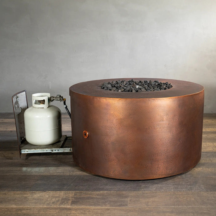 Gravity Moreno 45" W Round Copper Fire Pit - MORGRAV4524 by Starfire Designs Starfire Designs
