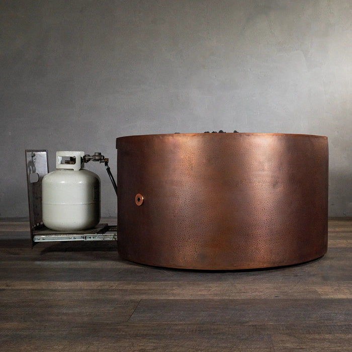 Gravity Moreno 45" W Round Copper Fire Pit - MORGRV4524 by Starfire Designs Starfire Designs