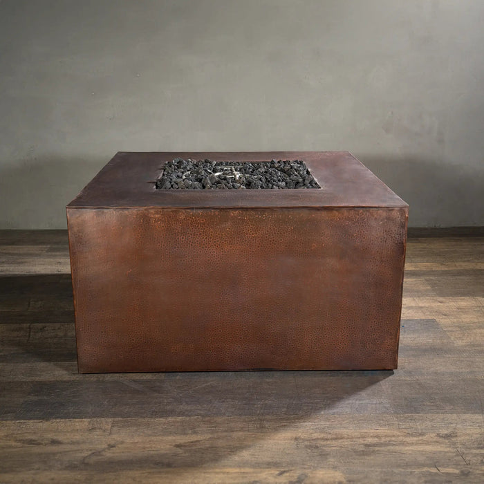 Gravity Moreno 45" W Square Copper Fire Pit - MORGRV454524 by Starfire Designs Starfire Designs