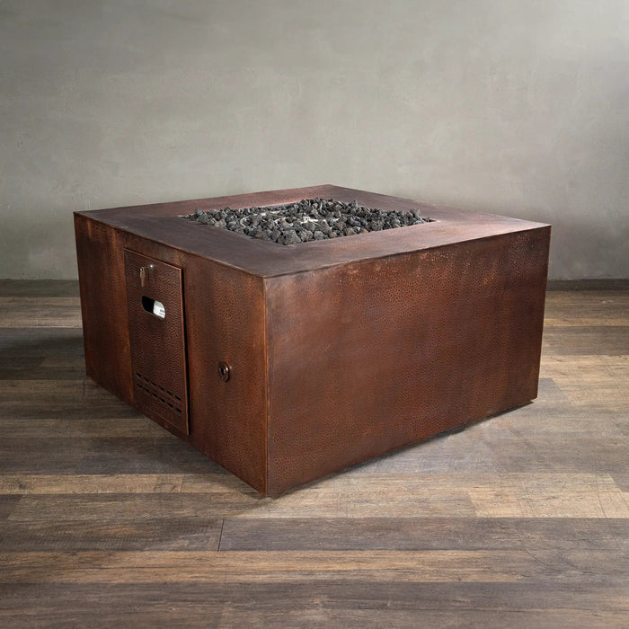 Gravity Moreno 45" W Square Copper Fire Pit - MORGRV454524 by Starfire Designs Starfire Designs