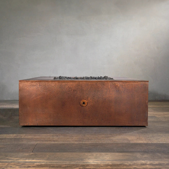 Gravity Moreno 45" W Square Copper Fire Pit - MORGRV454516 by Starfire Designs Starfire Designs