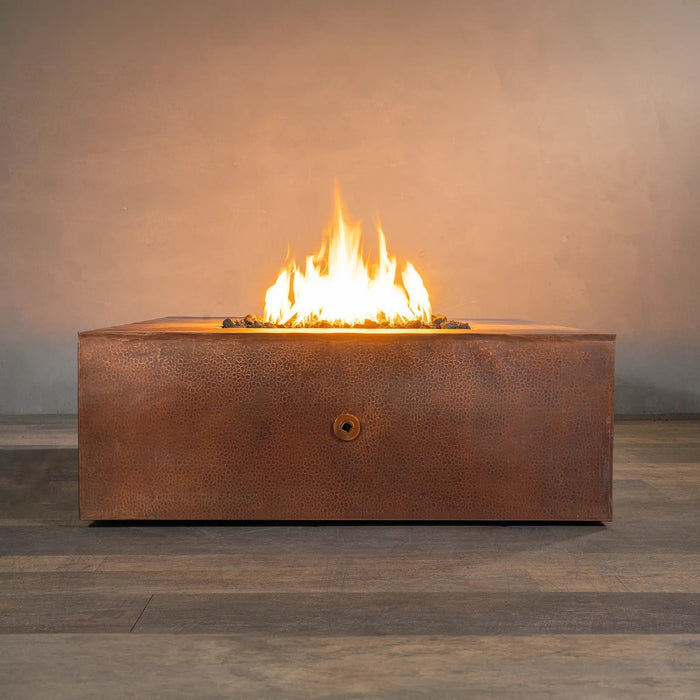 Gravity Moreno 45" W Square Copper Fire Pit - MORGRV454516 by Starfire Designs Starfire Designs