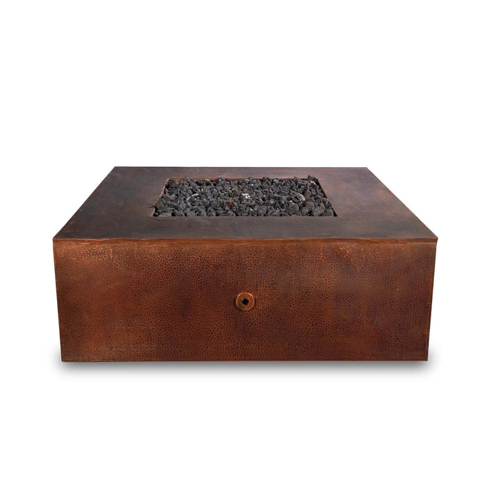 Gravity Moreno 45" W Square Copper Fire Pit - MORGRV454516 by Starfire Designs Starfire Designs