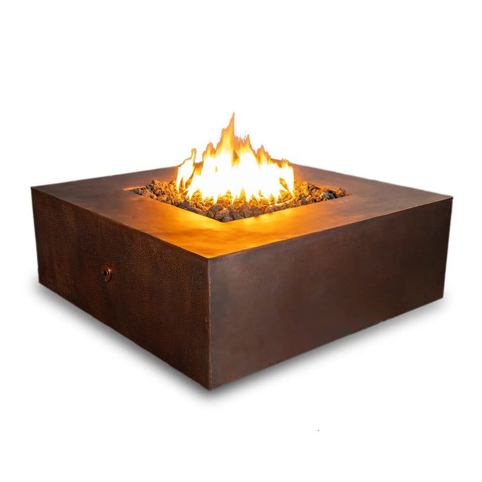 Gravity Moreno 45" W Square Copper Fire Pit - MORGRV454516 by Starfire Designs Starfire Designs