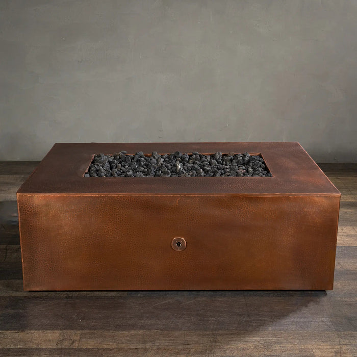 Gravity Moreno 48" W x 32" L Rectangle Copper Fire Pit - MORGRV483216 by Starfire Designs Starfire Designs