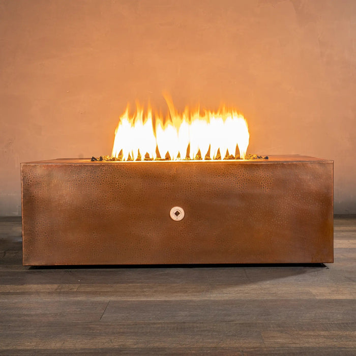 Gravity Moreno 48" W x 32" L Rectangle Copper Fire Pit - MORGRV483216 by Starfire Designs Starfire Designs