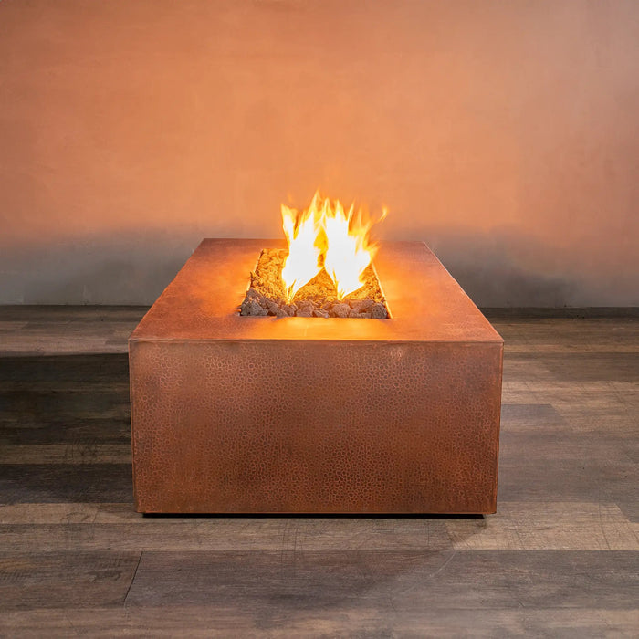 Gravity Moreno 60" W x 32" L Rectangle Copper Fire Pit - MORGRV603216 by Starfire Designs Starfire Designs