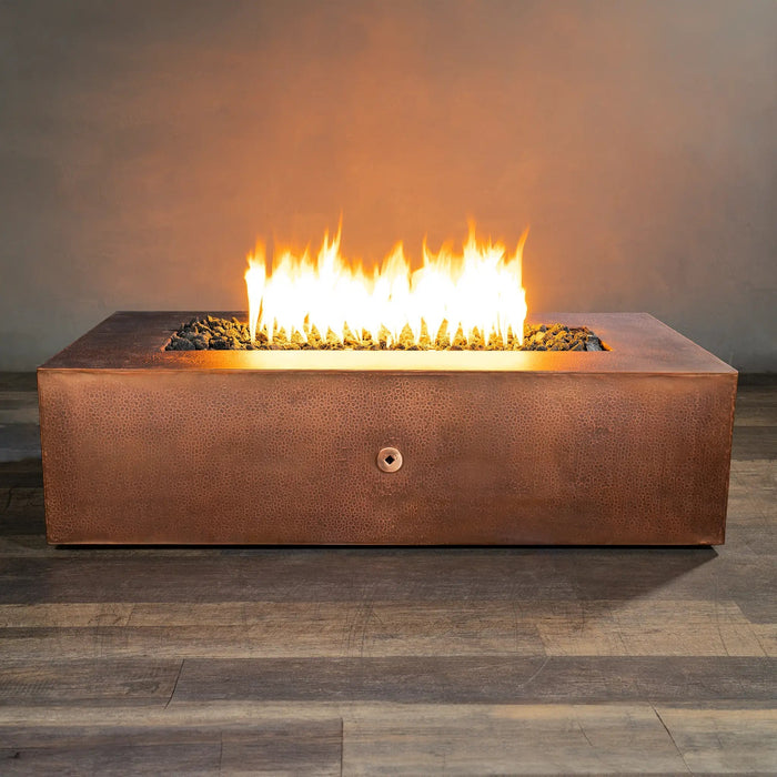 Gravity Moreno 60" W x 32" L Rectangle Copper Fire Pit - MORGRV603216 by Starfire Designs Starfire Designs