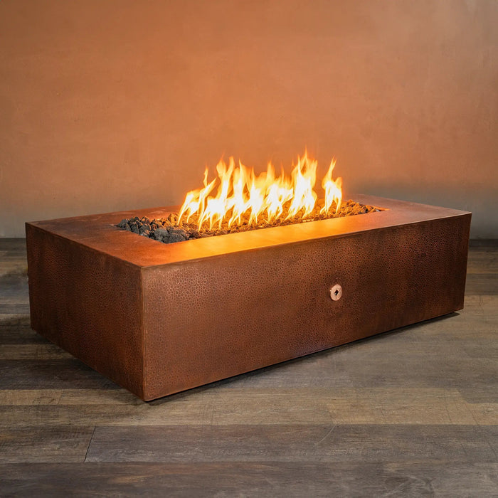 Gravity Moreno 60" W x 32" L Rectangle Copper Fire Pit - MORGRV603216 by Starfire Designs Starfire Designs