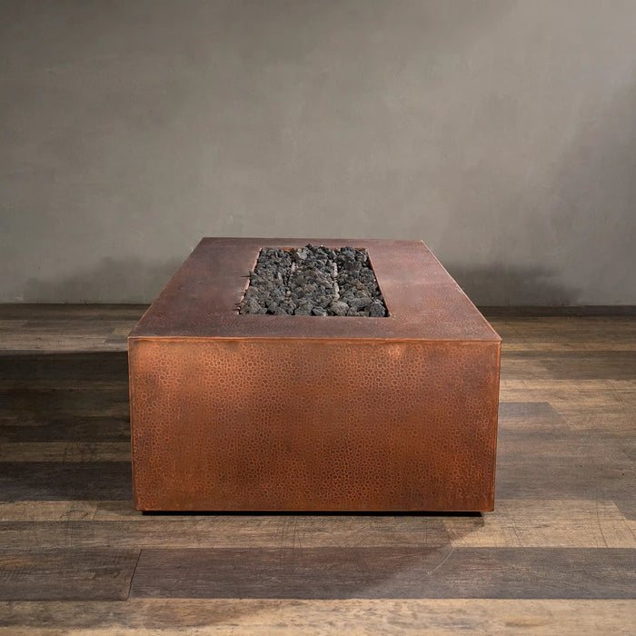 Gravity Moreno 60" W x 32" L Rectangle Copper Fire Pit - MORGRV603216 by Starfire Designs Starfire Designs
