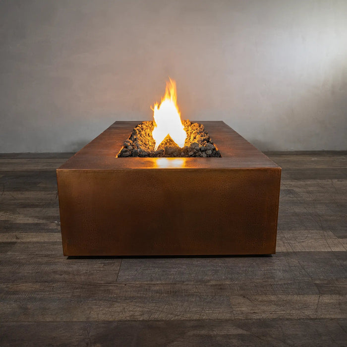Gravity Moreno 72" W x 38" L Rectangle Copper Fire Pit - MORGRV723816 by Starfire Designs Starfire Designs