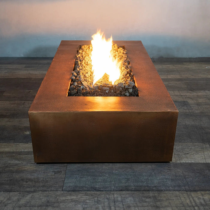 Gravity Moreno 72" W x 38" L Rectangle Copper Fire Pit - MORGRV723816 by Starfire Designs Starfire Designs