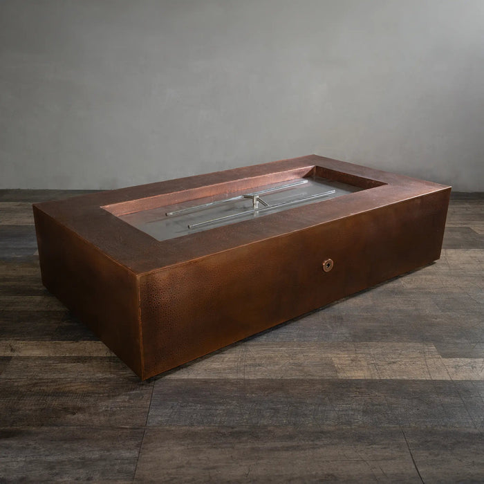 Gravity Moreno 72" W x 38" L Rectangle Copper Fire Pit - MORGRV723816 by Starfire Designs Starfire Designs