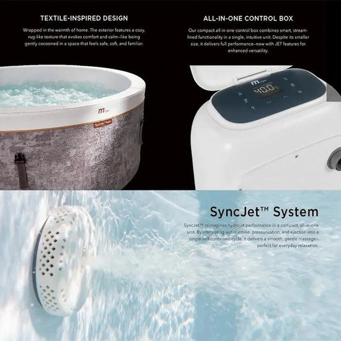 MSpa Cocoon hot tub control box and app