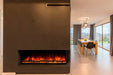 Landscape Pro Multi 56-inch 3-Sided / 2-Sided Built In Electric Fireplace - side view
