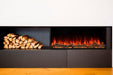 Landscape Pro Multi 56-inch 3-Sided / 2-Sided Built In Electric Fireplace - specifications diagram