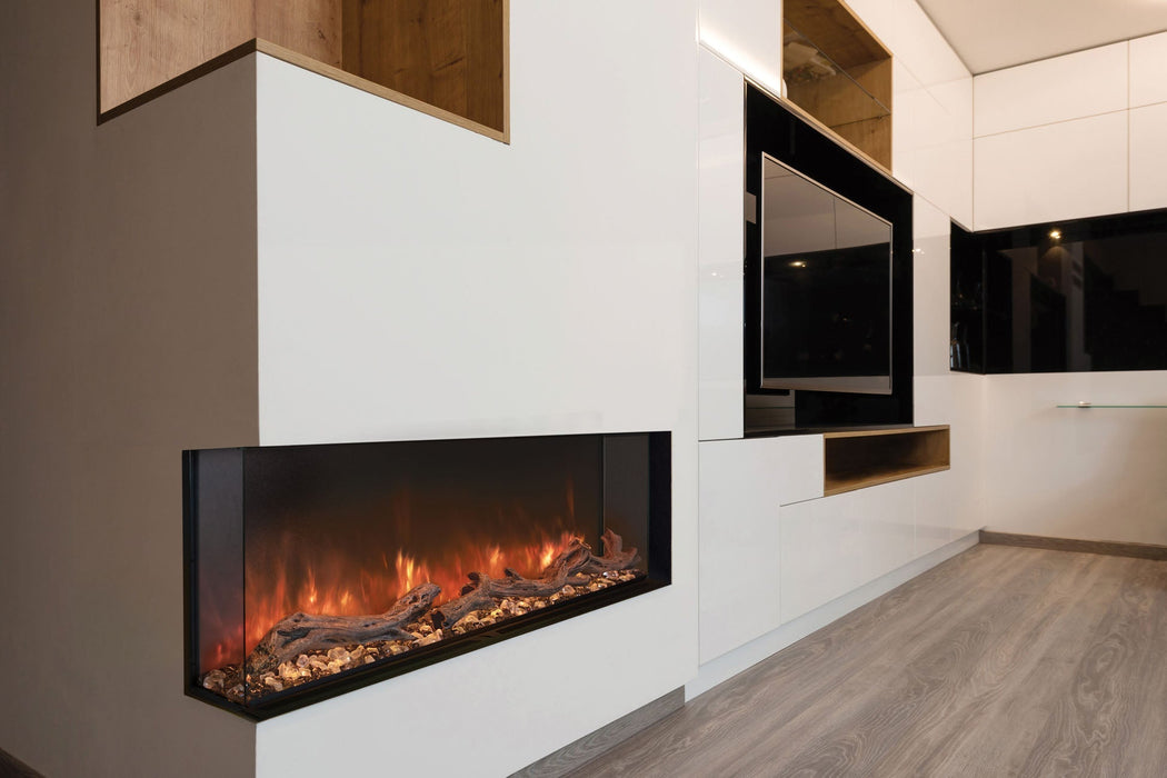 Landscape Pro Multi 44-inch 3-Sided / 2-Sided Built In Electric Fireplace - back view