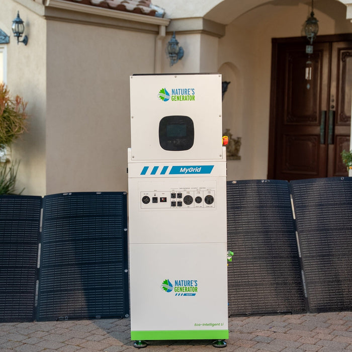 Nature's Generator MyGrid 10K with Transfer Switch for House Battery Backup Solar Generator - View 22