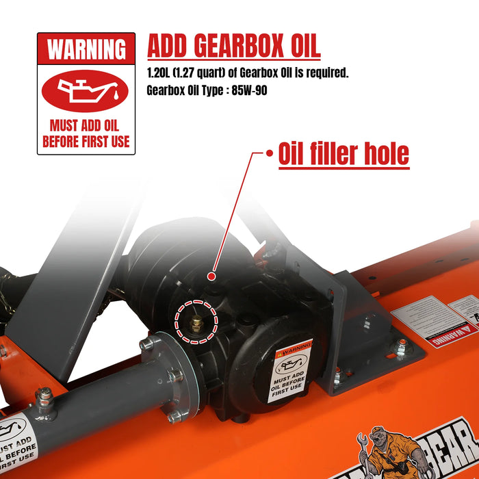 68'' PTO Driven Flail Mower 3 Point 30-60hp ,  NAM68