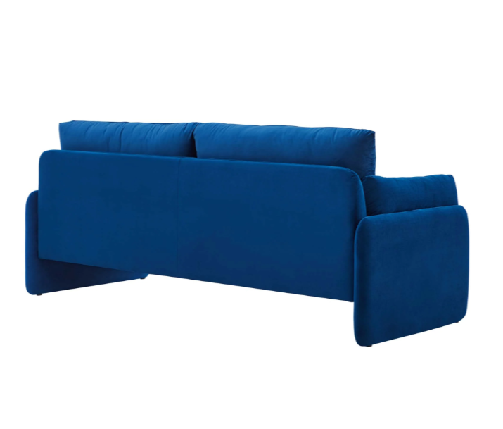 Indicate Performance Velvet Sofa in Navy