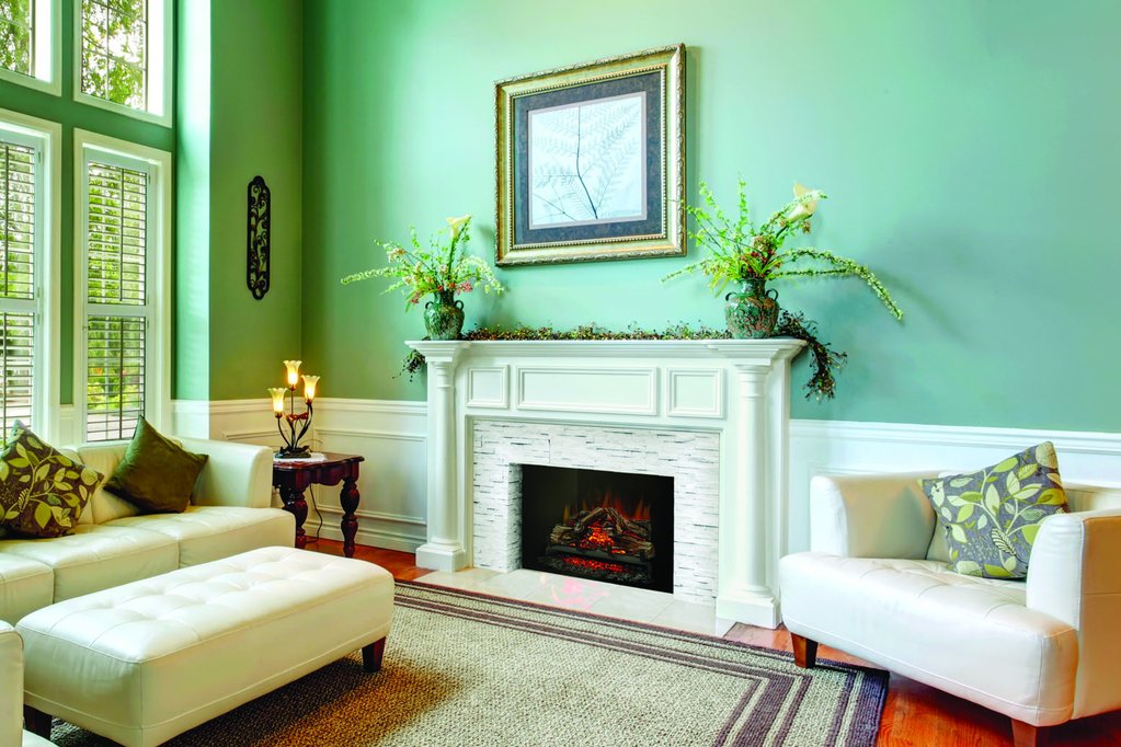 Napoleon 24" Woodland Electric Fireplace Log Set - NEFI24H - Side View