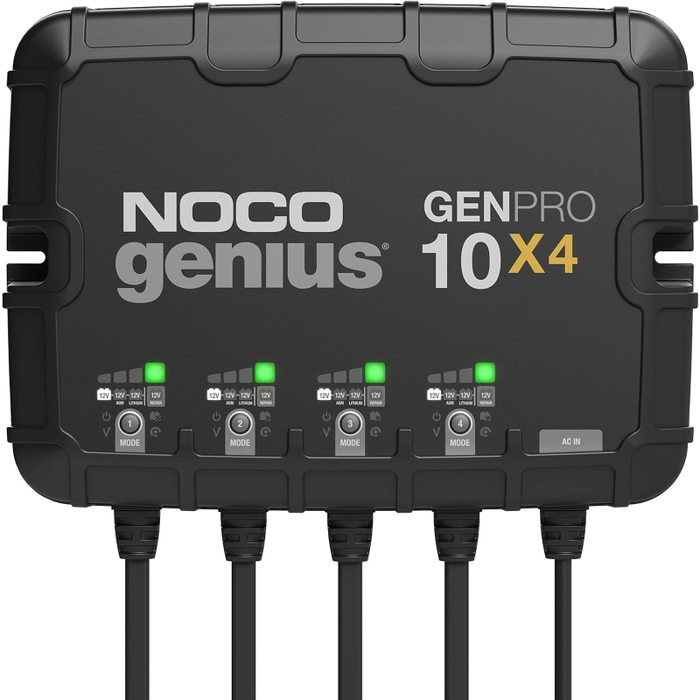 NOCO GENPRO10X4 12V 4-Bank, 40A On-Board Battery Charger