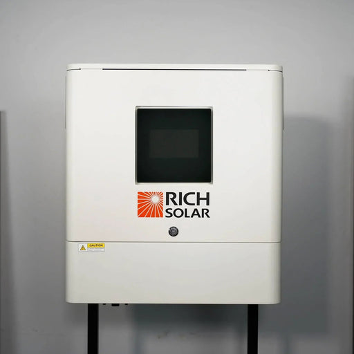 Green Vista Living Rich Solar NOVA 6500S | 6500 Watt (6.5kW) 48 Volt Off-Grid Hybrid Solar Inverter | UL... - Side View