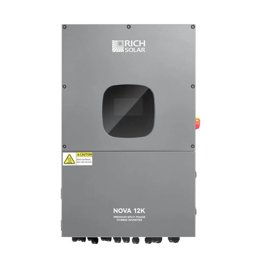 Green Vista Living Rich Solar NOVA 12K 12000 Watt 48V Split Phase Hybrid Inverter UL Certified